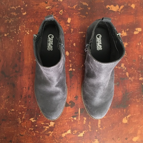 NWOT Women’s Slate Gray Ankle Boot by Carlos Santana - Picture 3 of 11